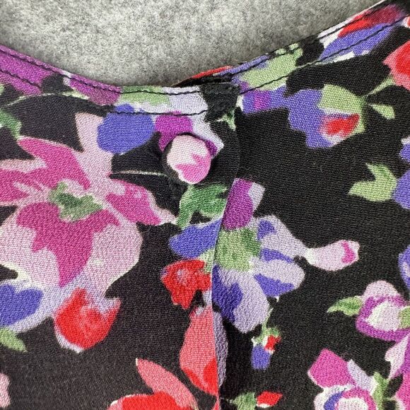 VTG Maggy London Maxi Dress Womens 6 Floral Prairie Romantic Y2K Whimsy Pockets - Picture 9 of 16